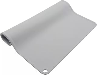 Silicone Pet Food Mat for Bowls and Water, Waterproof Non-Slip, 41x31CM