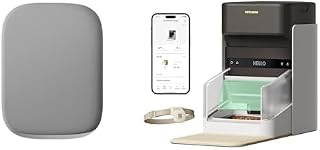 PETLIBRO RFID Automatic Cat Feeder with Collar Tag Activation, 5G and 2.4G WiFi, Diet Tracking, Bundled with Dog Food Mat