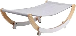 Cat Bed Hammock, Kitten Rocking Chair, Solid Wood Swing Basket, for Puppies