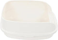 Large Capacity Cat Toilet with Litter Scoop, Large, Milky White