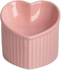 Slanted Mouth Ceramic Cat Food Bowl, Tall Anti-Tip