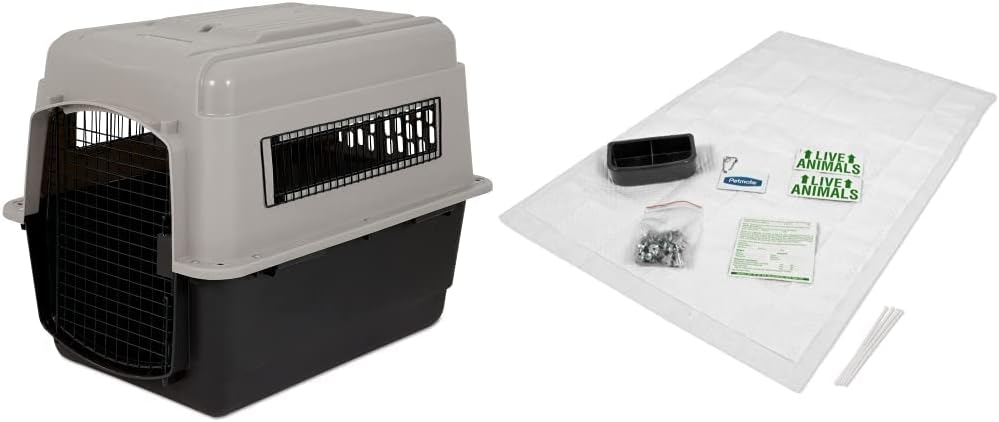 32 in travel kennel for medium dogs with a front door