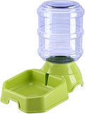 Automatic Pet Feeder and Water Fountain, Large Capacity, Plastic, for Cats and Dogs