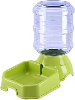 Automatic Pet Feeder and Water Fountain, Large Capacity, Plastic, for Cats and Dogs
