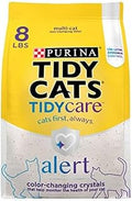 Purina Tidy Cats Tidy Care Alert Crystal Cat Litter, 8 lbs, Pack of 4, 100796