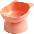 Rouge Large-Caliber Tilted Plastic Cat Bowl