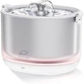 Pumpless Stainless Steel Cat Water Fountain with Bowl and Buckets, 1 Pack of Filters