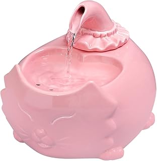 Ceramic Automatic Circulating Water Fountain for Cats and Dogs