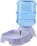 Automatic Pet Feeder and Water Fountain, Large Capacity, Plastic, for Cats and Dogs