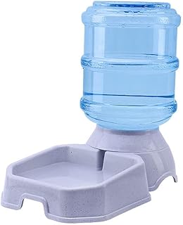 Automatic Pet Feeder and Water Fountain, Large Capacity, Plastic, for Cats and Dogs