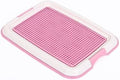 Semi-Enclosed Cat Litter Box with Scoop and Shield, Open Top, Detachable