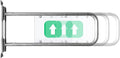 Stainless steel wall-mounted one-way self-closing swing gate