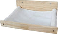 Wall-Mount Shelf Hammock Perch for Wooden Cage Shelves