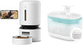 PETLIBRO 5G WiFi Cat Feeder with Camera and Cat Water Fountain 71fl oz/2.1L Bundle, 4 Large Filters