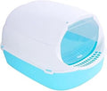 Semi-Enclosed Cat Litter Box