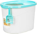 Top-Entry Fully Enclosed Large Cat Litter Box with Cover, Style D
