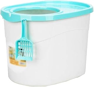 Top-Entry Fully Enclosed Large Cat Litter Box with Cover, Style D