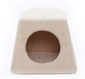 Folding Pet Sofa Bed with Removable Washable Cover, Semi-Closed Nest