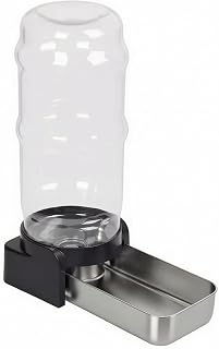 Automatic Cat Water Dispenser, 8.6L Siphon-Fed with Stainless Steel Bowl and 3 Refill Elements