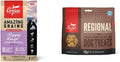 22.5 lb bag of large breed puppy dry food with freeze dried treats pouch