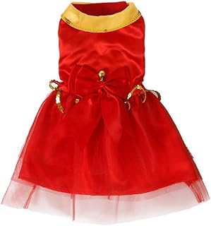 Patchwork Gauze Cat Dress for Pet Party