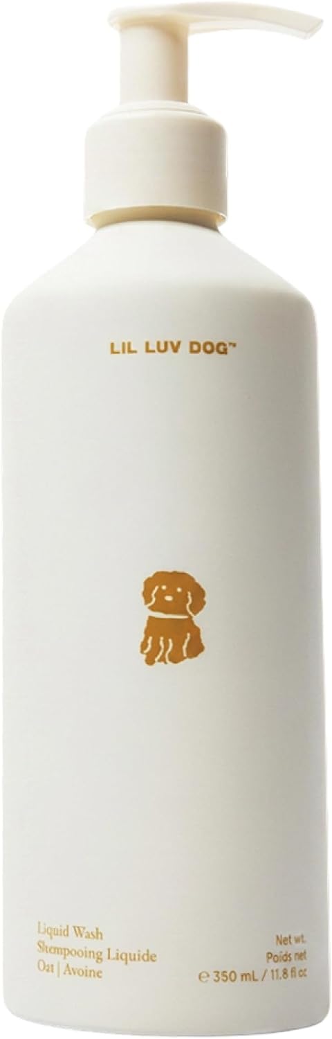 11.8 fl oz bottle of oat liquid wash dog shampoo