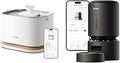 PETLIBRO Cordless Cat Water Fountain 3L/101oz Dockstream 2 and 5L Timed Automatic Cat Feeder Bundle