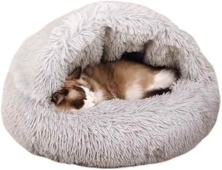 Winter Thermal Enclosed Cat Bed, Shell Shape