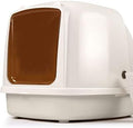 Fully Enclosed Cat Litter Box, Large Space, with Ears, Size S