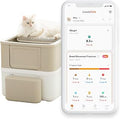 LavvieBox Smart Cat Litter Box with App Weight Tracking, Odor Eliminator, Non Self-Cleaning