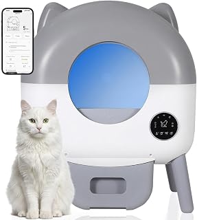 Self-Cleaning Automatic Cat Litter Box, 76L
