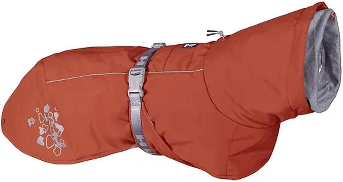 Cinnamon colored winter dog coat, size 22 inch