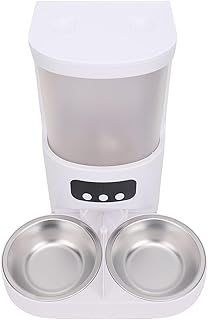 Remote Control Cat Feeder, 4L, Double Bowls