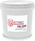 8 lb container of high-protein milk replacer powder formula