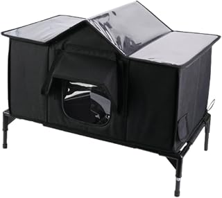 Outdoor Cat Shelter Tent Bed, Removable, Weatherproof