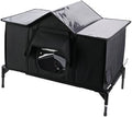 Outdoor Cat Shelter Tent Bed with Insulated Layer and Stable Frame