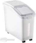 Large Capacity Airtight Rice Storage Container and Pet Food Dispenser Bin KM58838