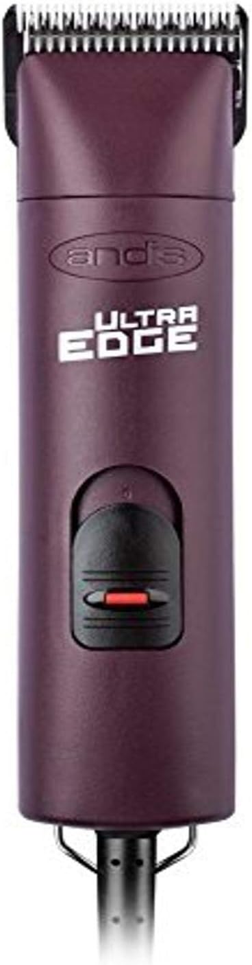 Burgundy 2-speed detachable blade pet grooming clipper