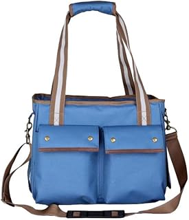 Canvas Pet Travel Bag, Portable Shoulder Cross-Body for Cats and Dogs