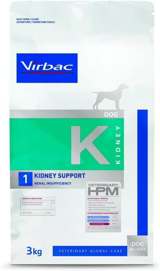 12 kg bag of kidney formula dry dog food for small breeds