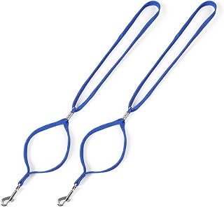 Pet Grooming Loop Lock Clip Rope for Dogs and Cats, 2 Pieces, 48 cm
