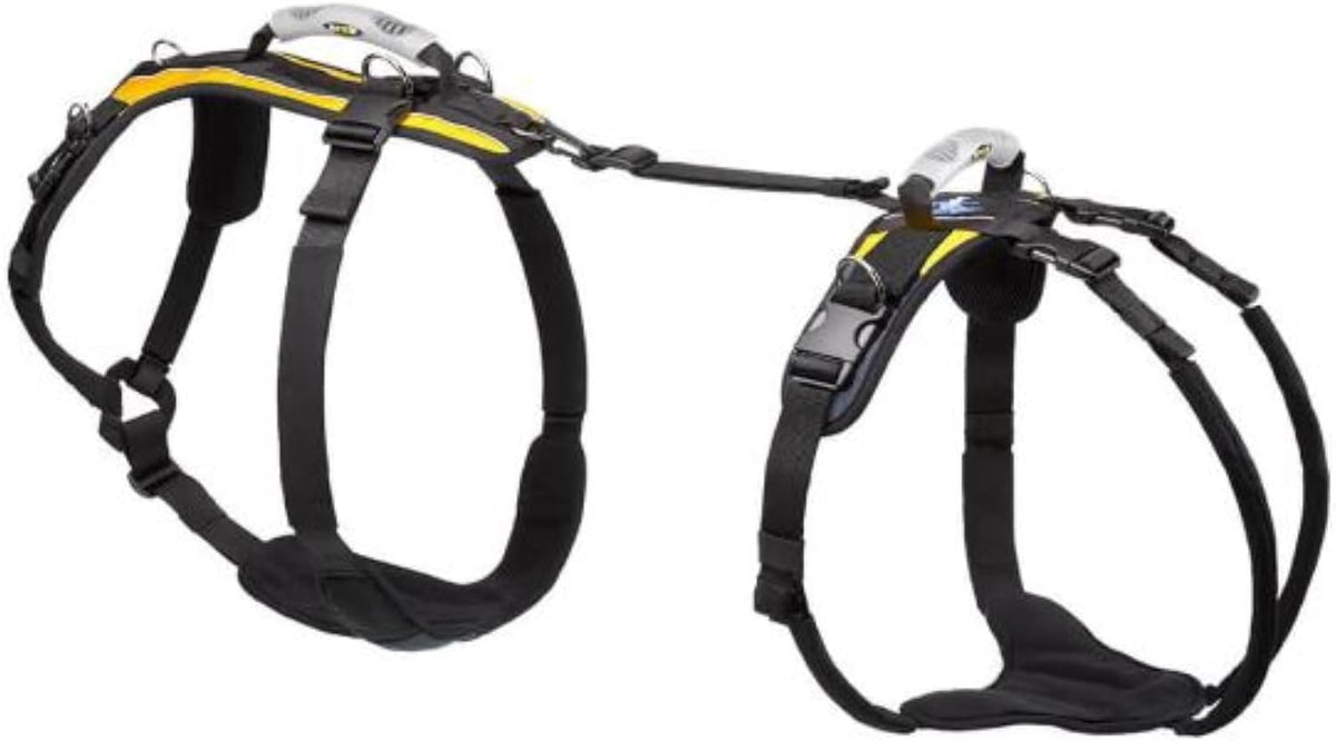 Full support dog lift harness with front and rear sections and back handles – view 2