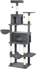 Multi-Level Cat Tree with 2 Condos for Indoor Use