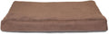Cream swirl faux fur cooling gel mattress dog bed – view 2