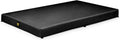 Black ripstop orthopedic solid foam crate bed with corner tie points