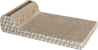 Corrugated Board Cat Scratcher with Catnip, Climbing Frame and Claw Sharpener Mat