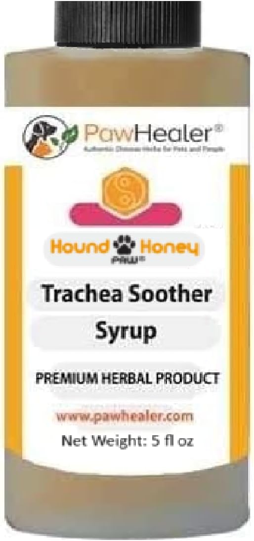Five 5 fl oz bottles of honey-based herbal syrup supplement for dogs – view 2