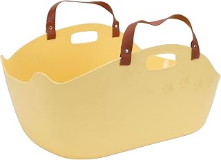 Portable Cat Litter Box, Large Capacity, with Handle for Travel
