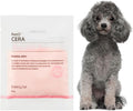 Bag of Himalayan pink salt bath soak for dogs next to a tub of water – view 3