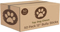 Bundle of 12 inch beef bully sticks for dogs